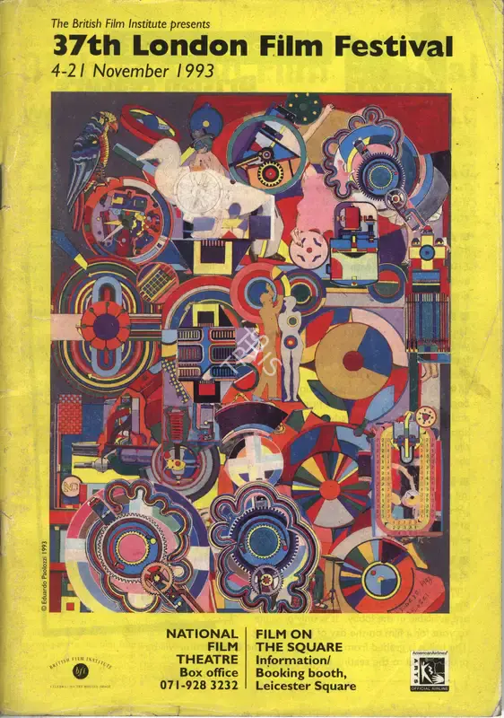 Jeremy Thomas (Chairman), London Film Festival, 1993, International Film Festival Catalogue