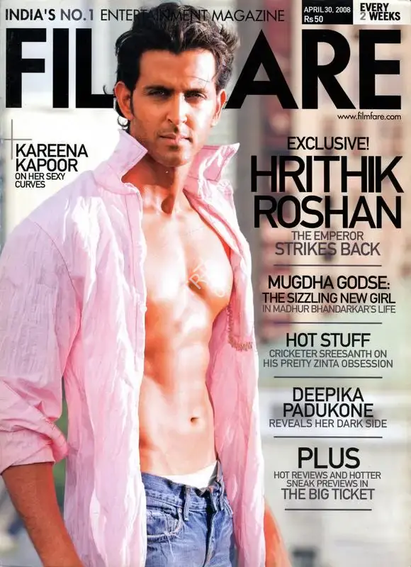 Jitesh Pillaai (Editor), Filmfare, 2008, Magazine