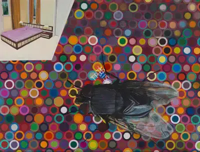 Kher, Bharti (Artist). The Walls Have Ears (The Private Softness of Skin), 1999 | Painting, Sa.Onl/05.12.18, 2018 · Saffronart