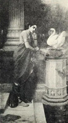 Raja Ravi Varma (Artist), Hamsa Damayanti, 1899, Painting