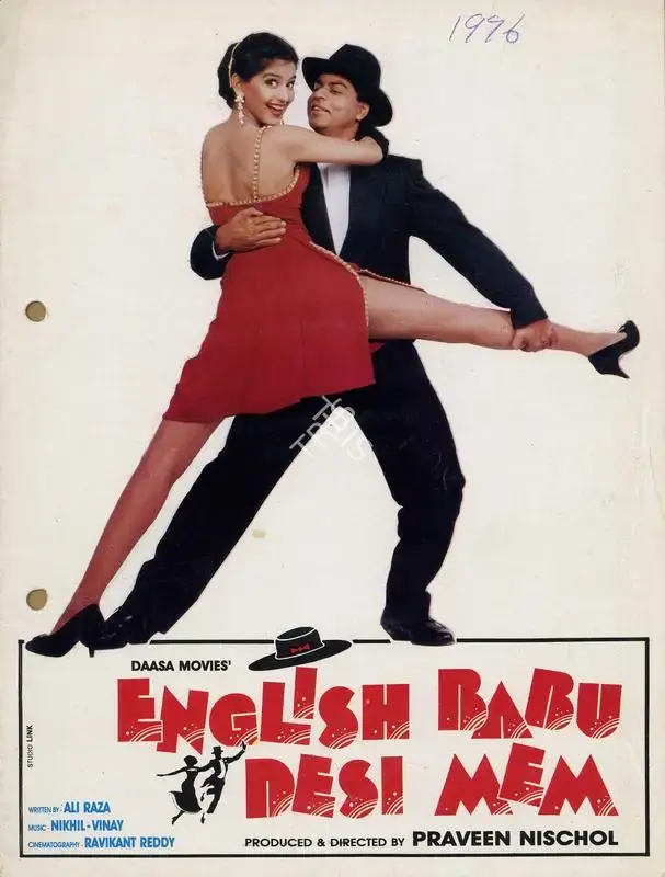 Praveen Nischol (Producer), English Babu Desi Mem, 1996, Song-Synopsis Booklet