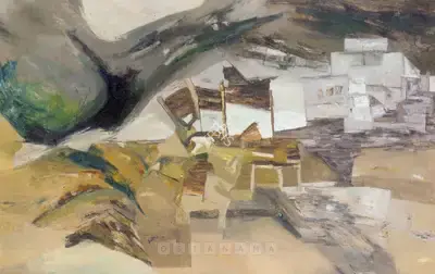 Ramkumar (Artist), Untitled, 1956, Painting