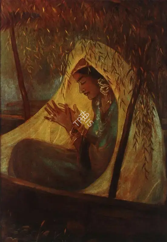 S.N. Gupta (Artist), The Firefly, 1946, Painting