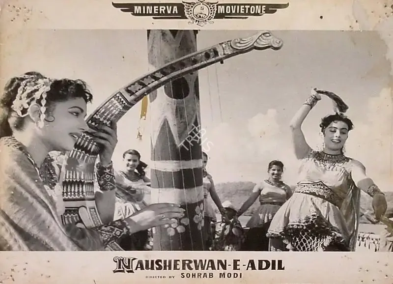 Sohrab Modi (Director), Nausherwan E Adil, 1957, Lobby Card