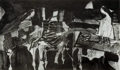 K.G. Subramanyan (Artist), Composition - 2, Painting