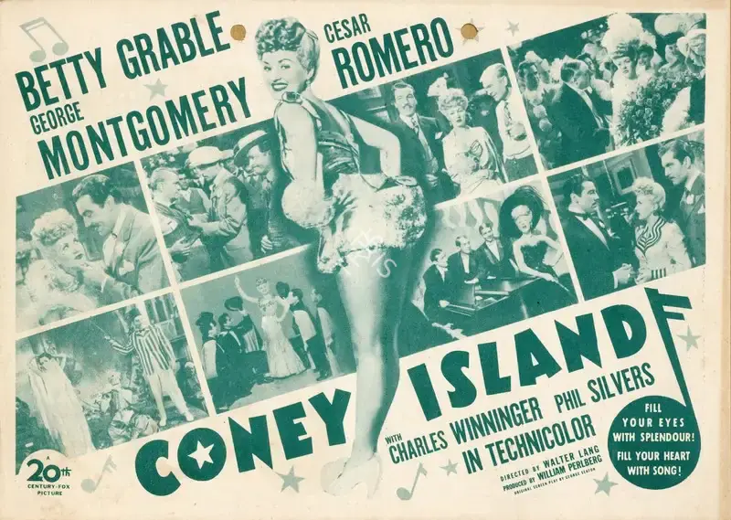 Walter Lang (Director), Coney Island, 1943, Handbill
