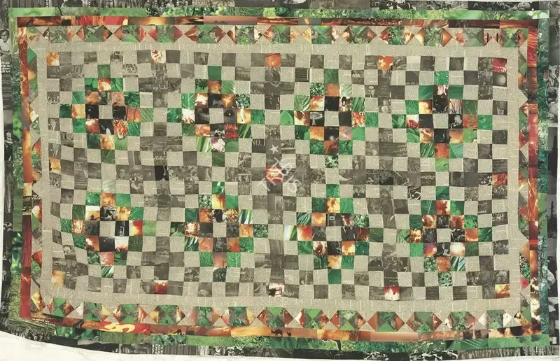 Ayaz Jokhio (Artist), Untitled (Rally), 2008, Collage