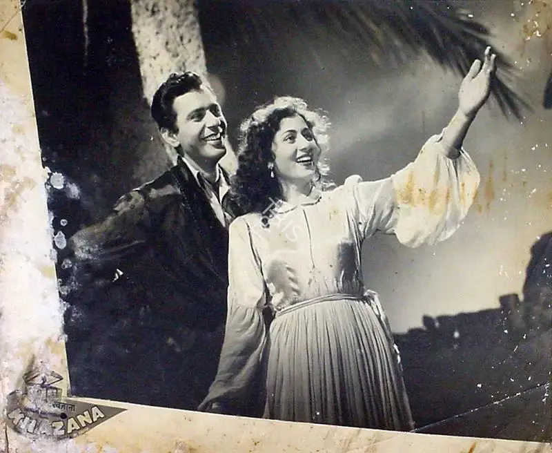 M. Sadiq (Director), Khazana, 1951, Lobby Card