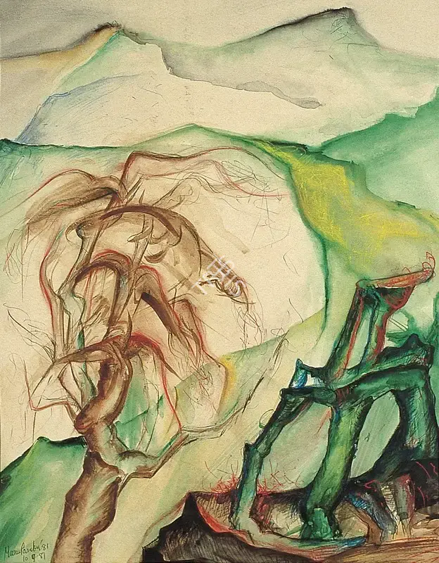 Manu Parekh (Artist), Untitled, 1981, Painting
