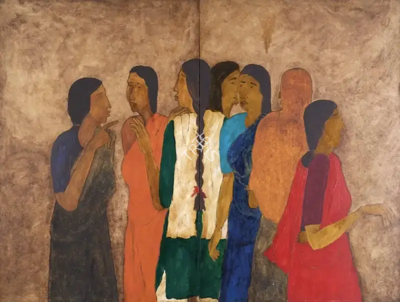 Shamshad Husain (Artist), Untitled, 2007, Painting