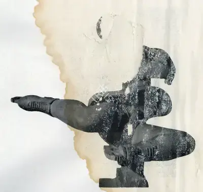 Chintamoni Kar (Artist), Skating The Stag, 1948, Sculpture