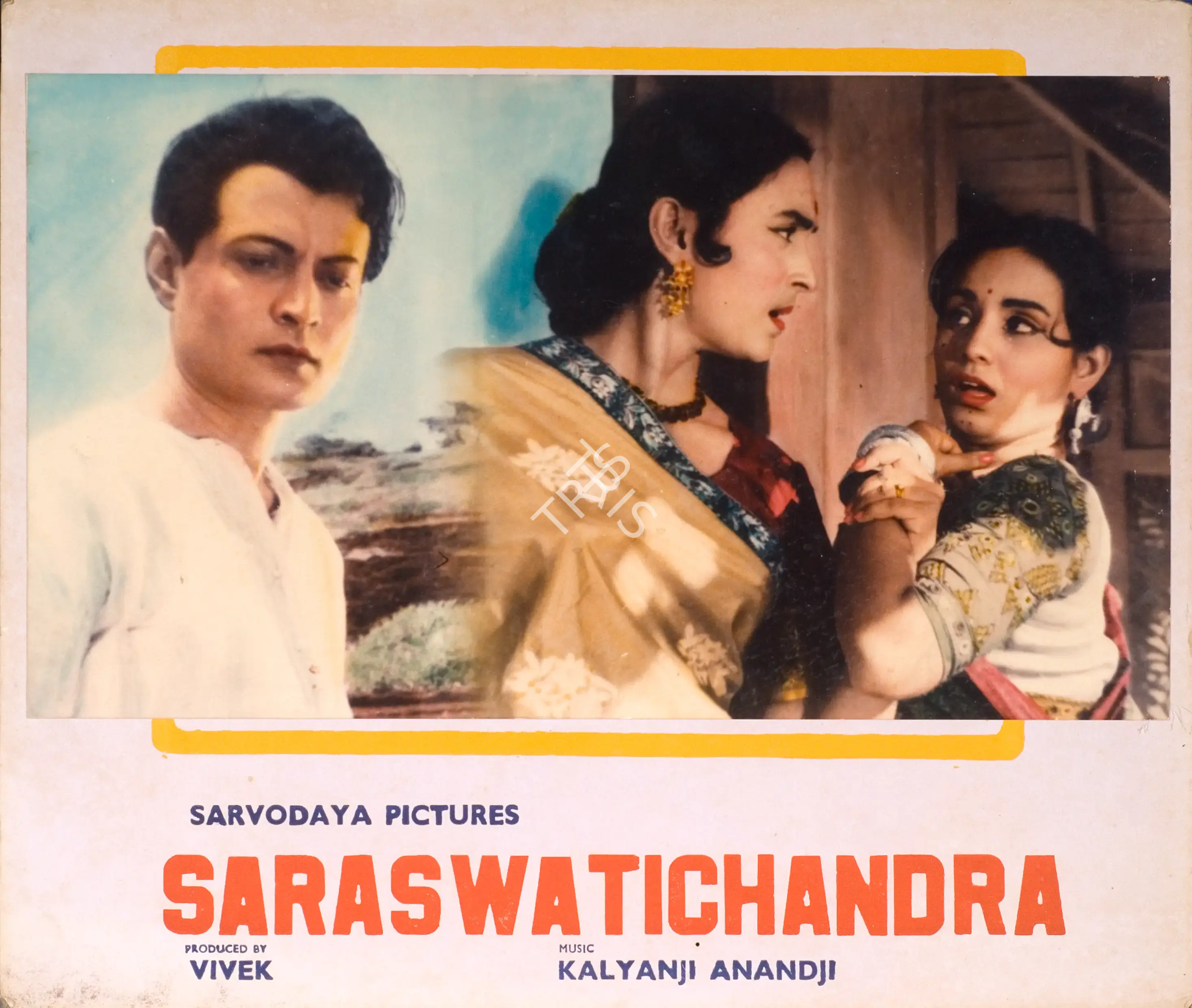 Vivek (Producer), Saraswati Chandra, 1968, Photographic Still Mounted on Lobby Card