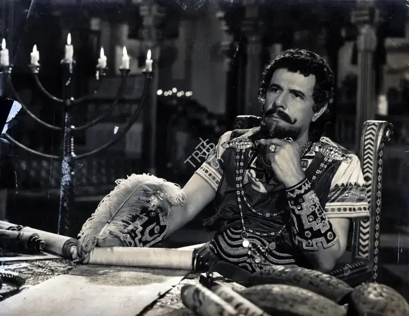 Sohrab Modi (Director), Nausherwan E Adil, 1957, Photographic Still