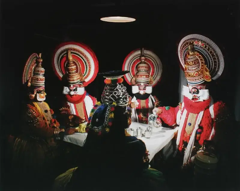 Vivek Vilasini (Artist), Between One Shore And Several Others (Potato Eaters After Van Gogh), 2008, Print