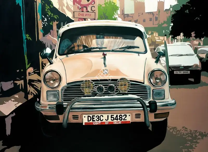 Gupta, Subodh (Artist). Doot, 2003 | Painting, Sa.Onl/11.03.10, 2010 · Saffronart