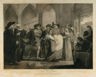 After James Dunro (Artist), Merry Wives of Windsor, 1801, Aquatint