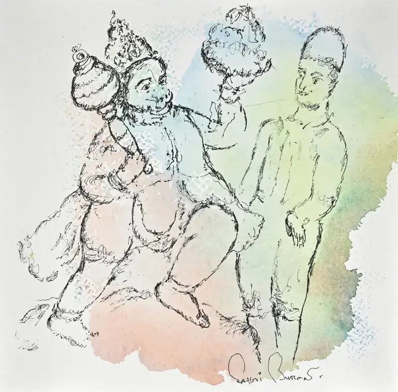 Sakti Burman (Artist), Untitled, 2020, Painting