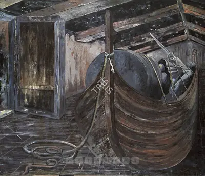 Shibu Natesan (Artist), Futility Of Device I, 1995, Painting