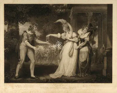 After John Dowman (Artist), As You Like It, 1800, Aquatint