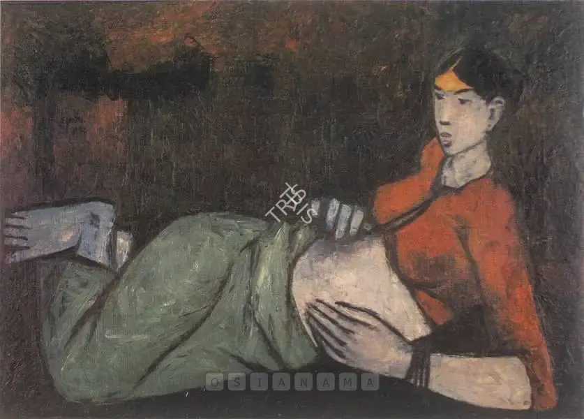 B. Prabha (Artist), Untitled, 1959, Painting