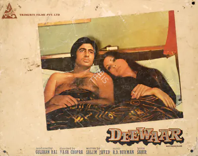 Gee, Kay (Cinematographer), Deewaar, 1975 | Photographic Still Mounted on Lobby Card | CinemaEducation | 00764830
