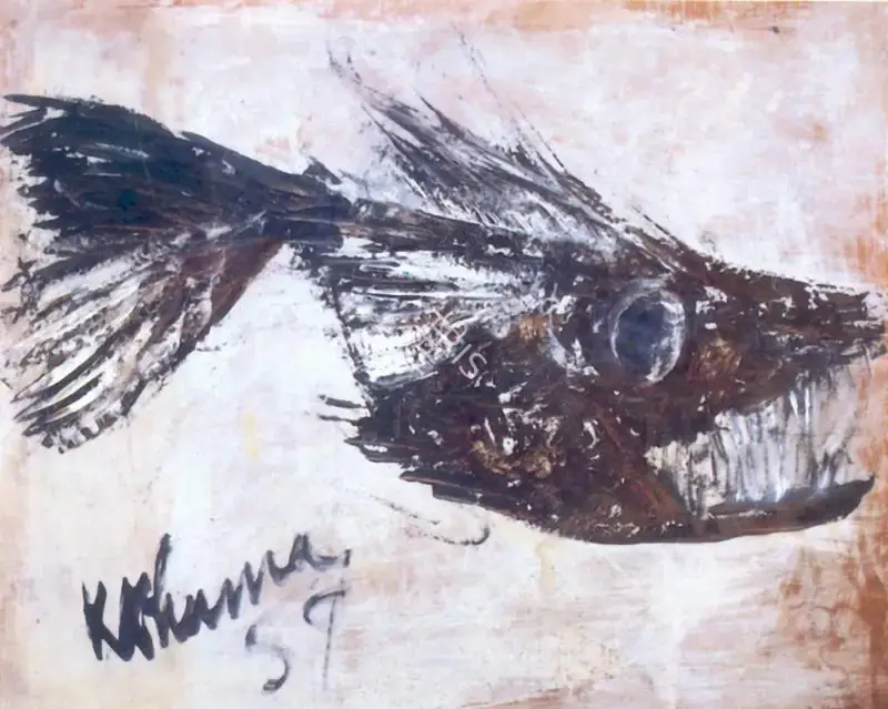 Krishen Khanna (Artist), Untitled, 1959, Painting
