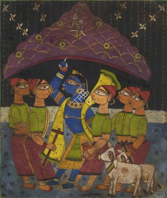 A.A. Almelkar (Artist), Untitled, Painting