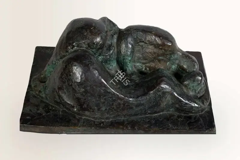 Prodosh Dasgupta (Artist), Lovers, 1978, Sculpture