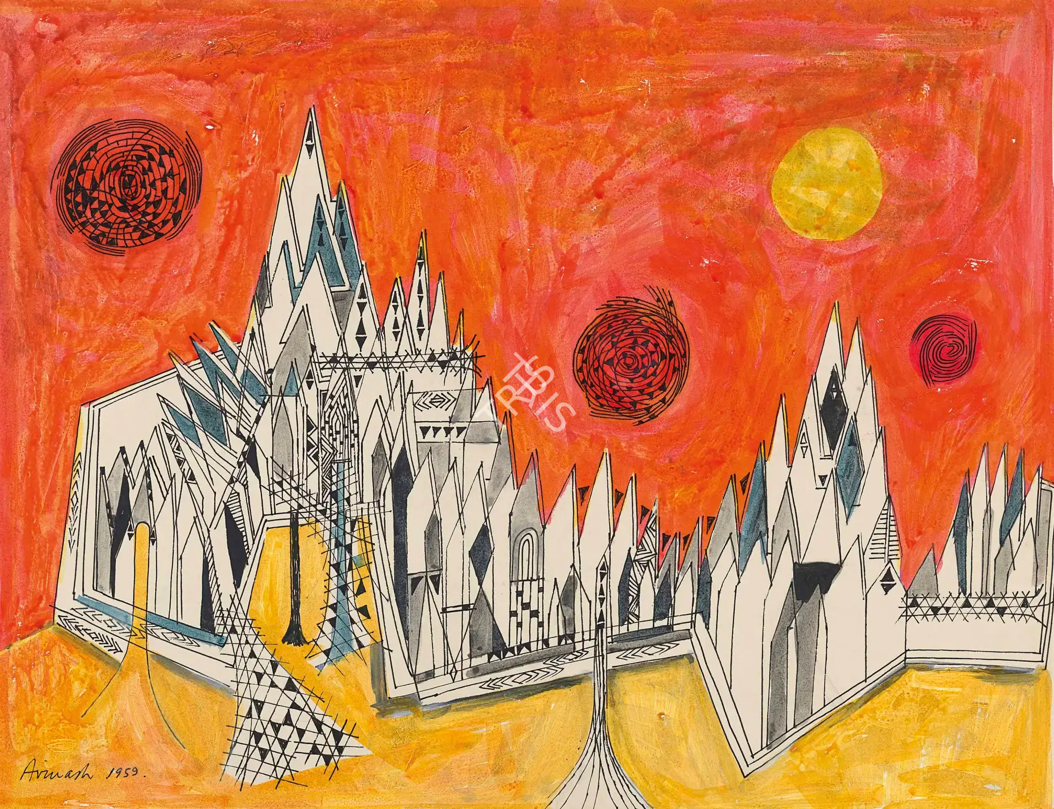 Avinash Chandra (Artist), Untitled, 1959, Painting