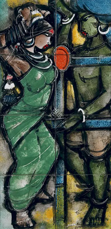 A.A. Raiba (Artist), Untitled, Painting