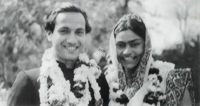 Unknown (Photographer), Chetan Anand and Uma Chakravarti, 1943, Photographic Still