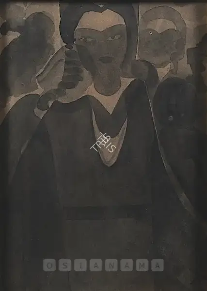Gaganendranath Tagore (Artist), Devi Series, 1925, Painting
