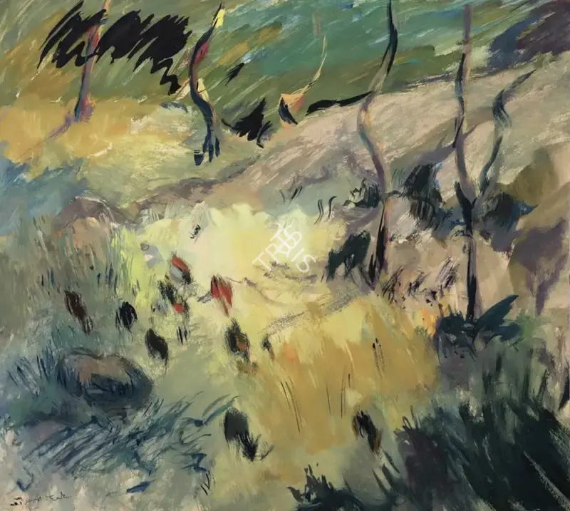 H.A. Gade (Artist), Grazing Pasture, Painting