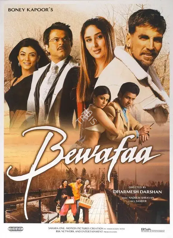 Boney Kapoor (Producer), Bewafaa, 2005, Full Sheet Poster