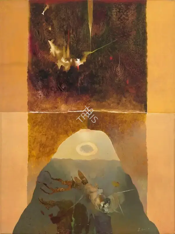 Dasgupta, Bimal (Artist). Untitled, n.d. | Painting, AG.Onl/22.01.14, 2014 · Asta Guru