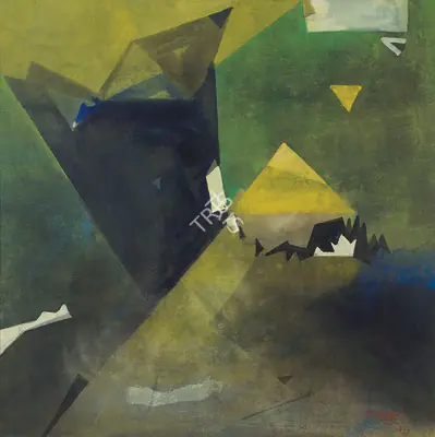 Ganesh Haloi (Artist), Untitled, 2016, Painting