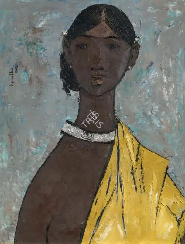 B. Prabha (Artist), Untitled, 1952, Painting