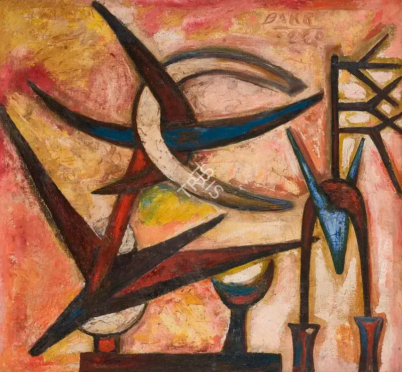 Bakre, S.K. (Artist). Co-Existence, 1960 | Painting, Ch.NeY/20.03.24, 2024 · Christie's