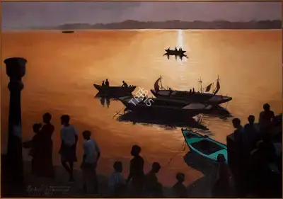 Sanjay Bhattacharya (Artist), Untitled, 2017, Painting