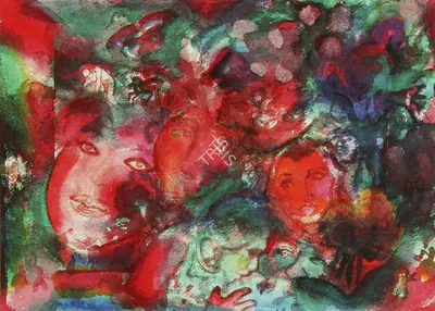 G.M. Sheikh (Artist), Cine Sirens, Painting