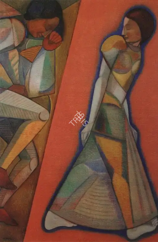 Neeraj Goswami (Artist), Mystics, 2004, Painting