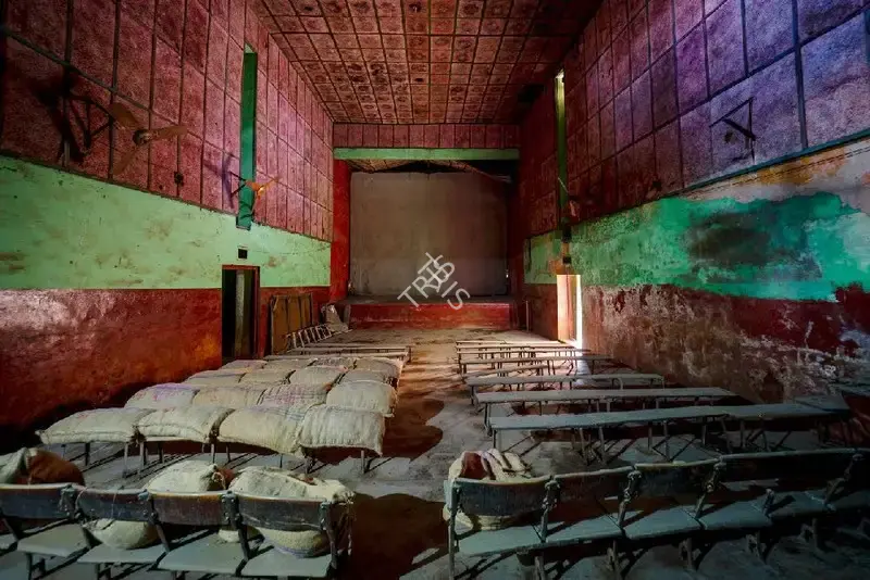 Hemant Chaturvedi (Photographer), Inside Hanuman Mandir Talkies, Hindaun, Rajasthan, 2024, Contemporary Photograph