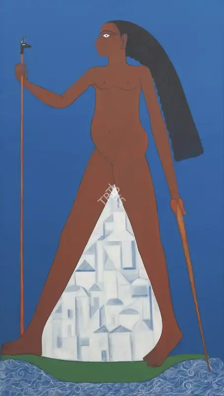 Rodwittiya, Rekha (Artist). Once Upon a Time, 2006 | Painting, AG.Mum/09.04.24, 2024 · Asta Guru