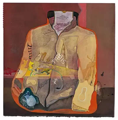 Anandajit Ray (Artist), U.T (Jacket), 2018, Painting