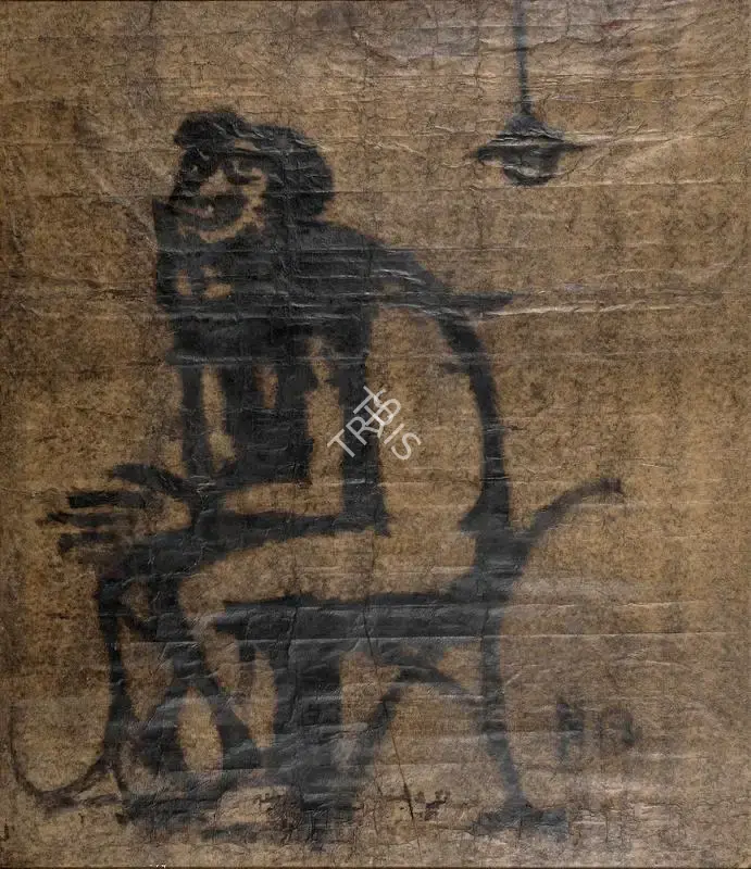 Nikhil Biswas (Artist), Harlequin Series, 1965, Painting