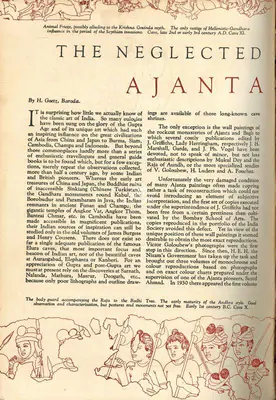 Hermann Goetz (Essayist), The Neglected Aspects of Ajanta Art, 1948, Essay