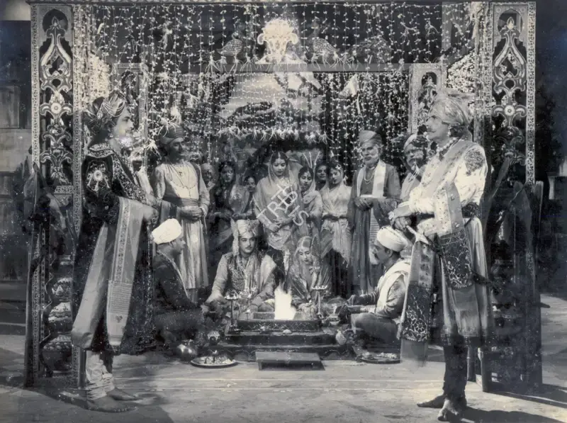 Sohrab Modi (Producer), Raj Hath, 1956, Photographic Still
