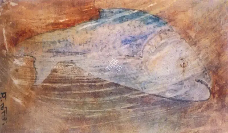 Tagore, Abanindranath (Artist). Still Life with Fish, n.d. | Painting