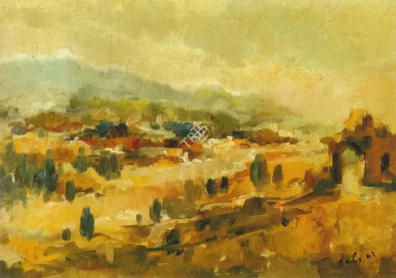 H.A. Gade (Artist), Untitled, 1943, Painting