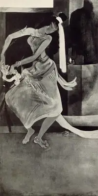 Nandalal Bose (Artist), Natirpuja, 1927, Textile